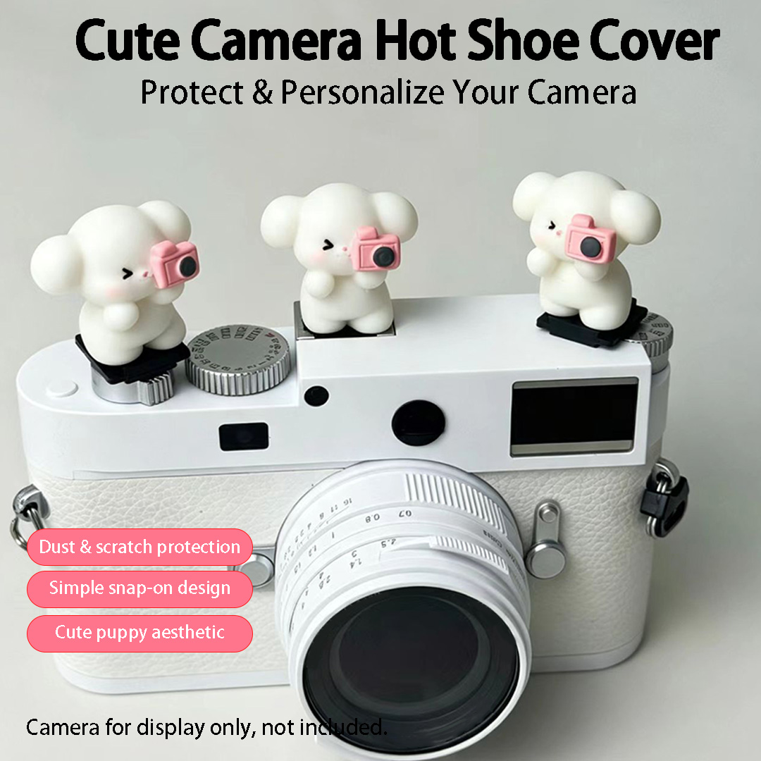 かわいい3D子犬カメラホットシューカバープロテクター（Can - Canon Camera Eos R8 のレビューと価格